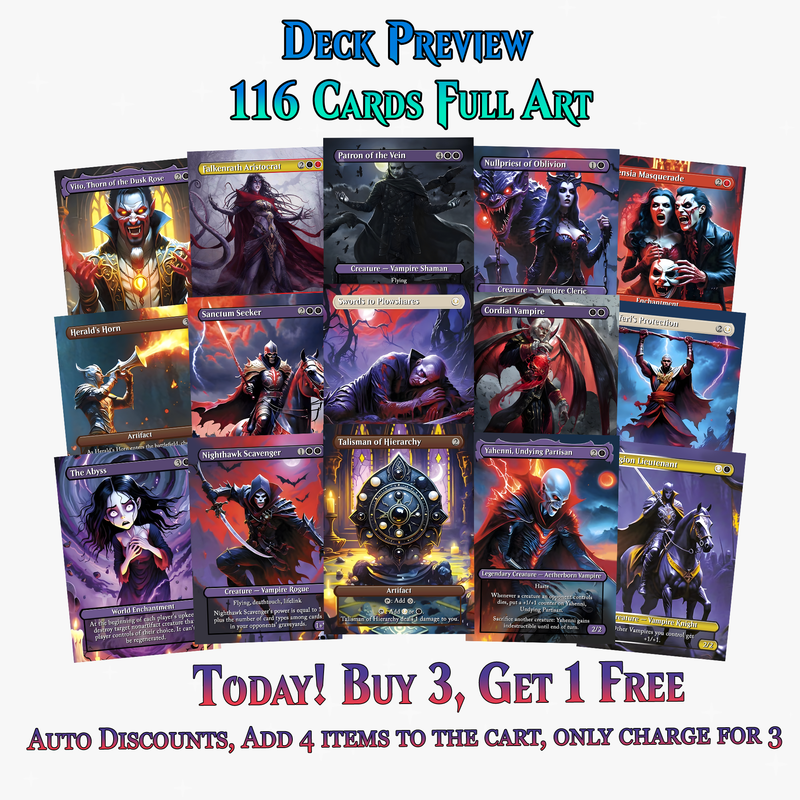 Vampire Commander Deck - 116+ Cards - MTGCard