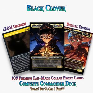 Black Clover Anime Commander Deck | 109+ Cards | ProTCG