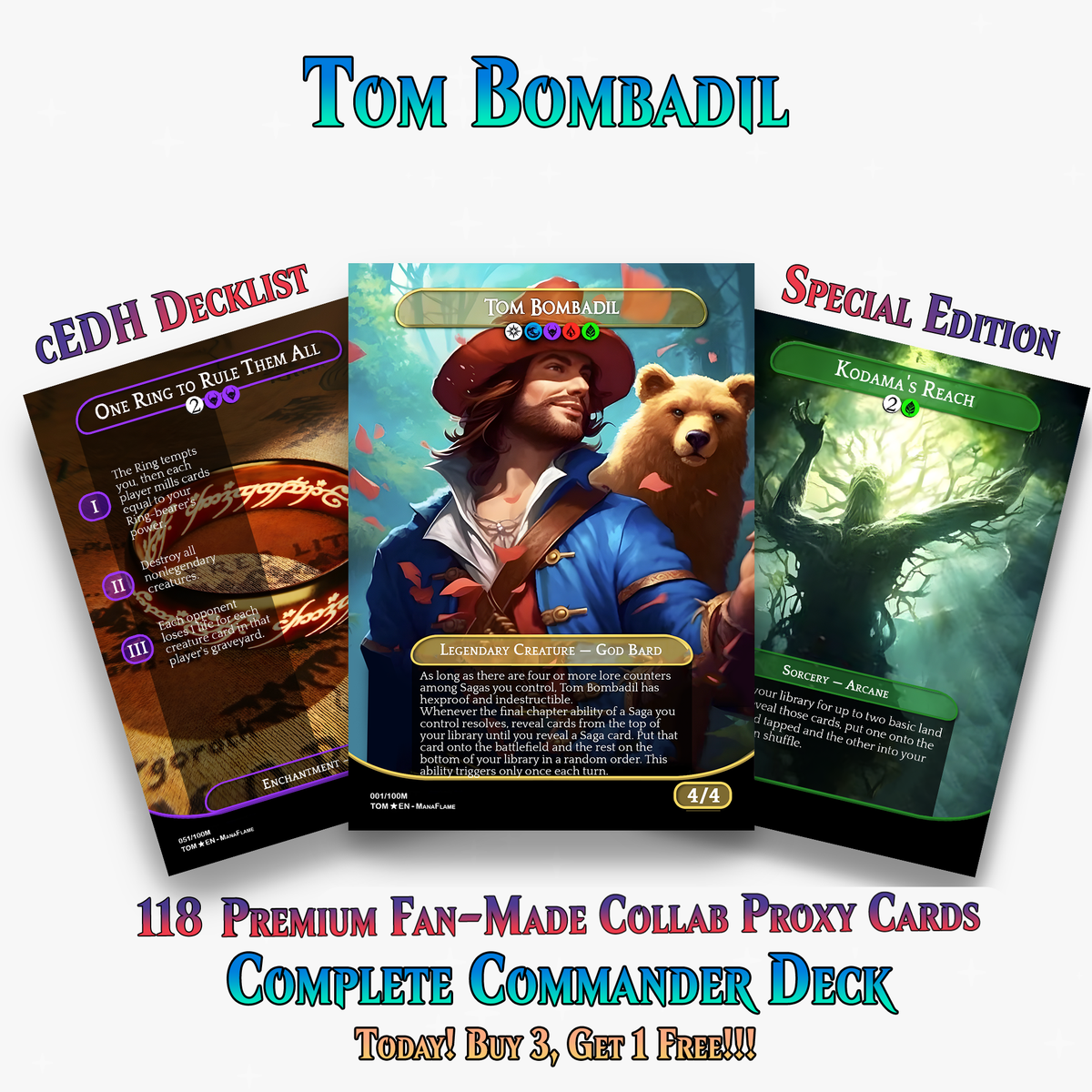 Tom Bombadil Sagas Commander Deck | 118+ Cards | MTGCard