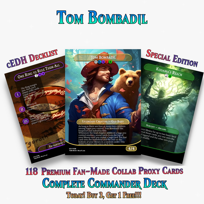 Tom Bombadil Sagas Commander Deck | 118+ Cards | MTGCard