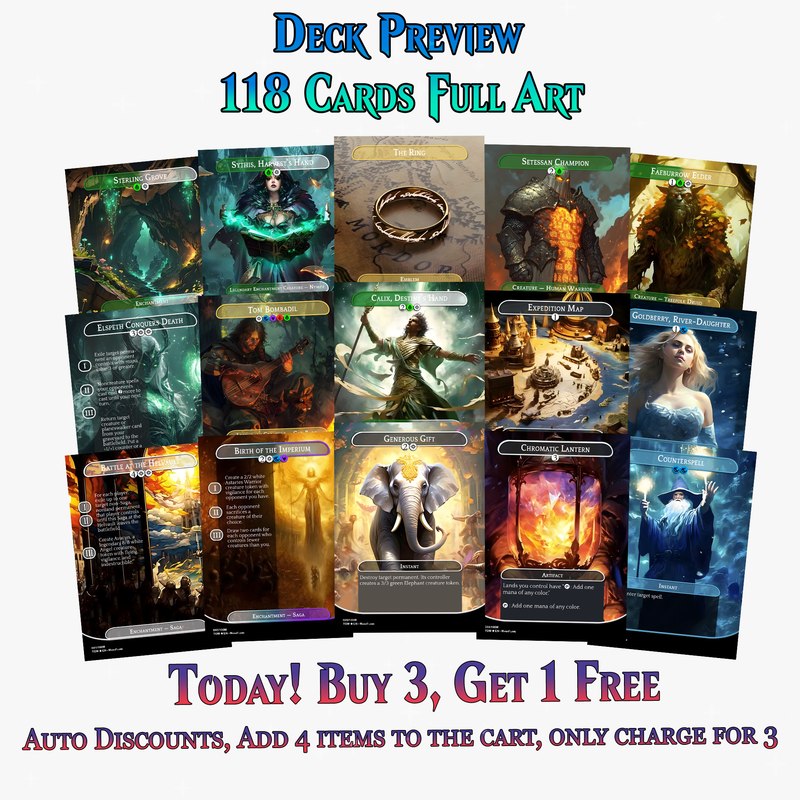 Tom Bombadil Sagas Commander Deck | 118+ Cards | ProTCG