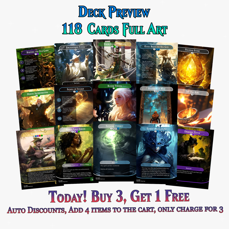 Tom Bombadil Sagas Commander Deck | 118+ Cards | ProTCG