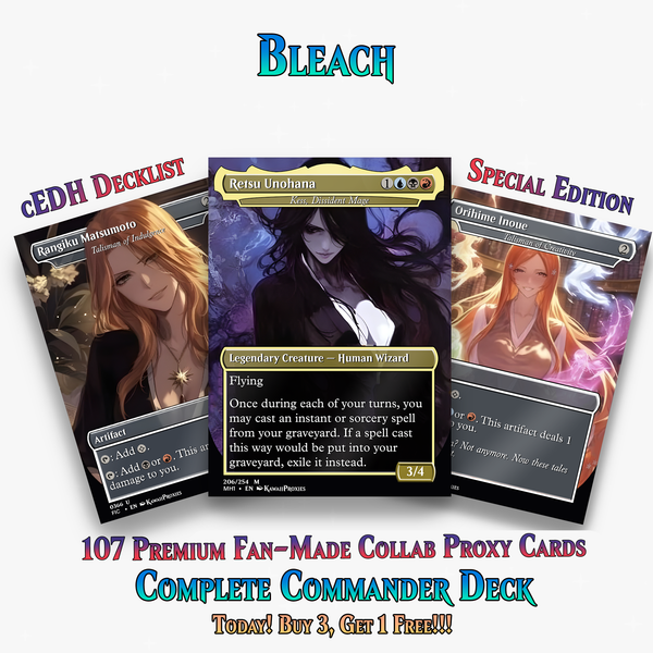 Bleach Anime Commander Deck | 107+ Cards | ProTCG