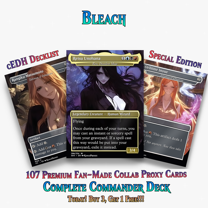 Bleach Anime Commander Deck | 107+ Cards | ProTCG
