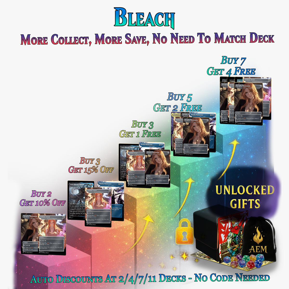 Bleach Anime Commander Deck | 107+ Cards | ProTCG