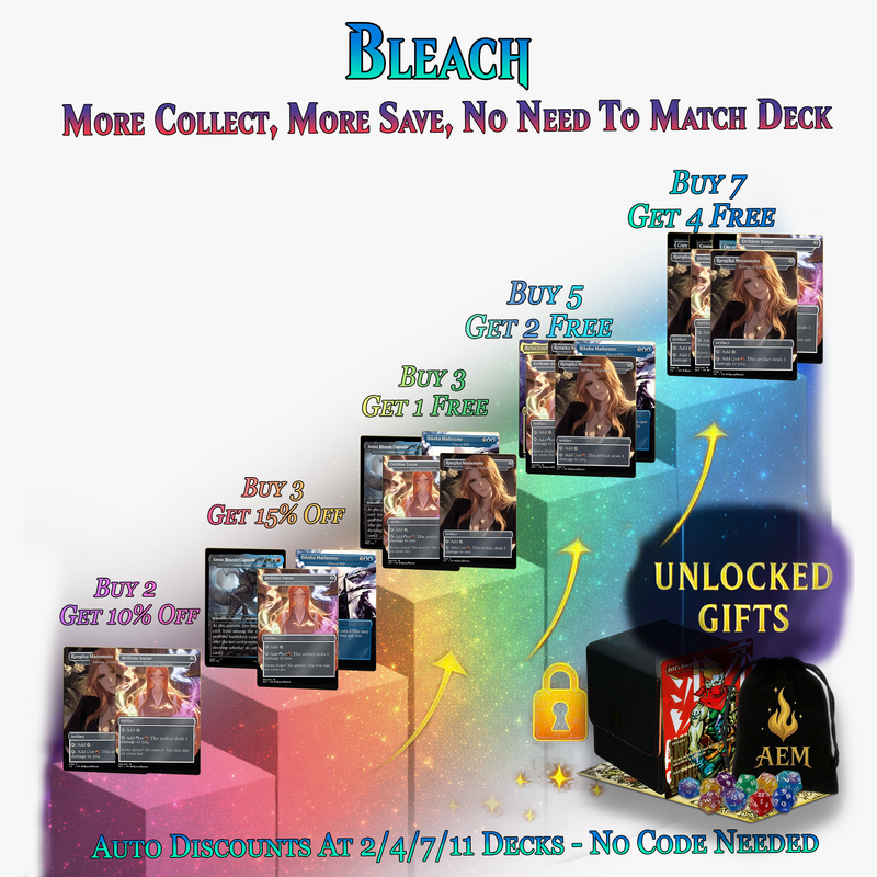 Bleach Anime Commander Deck | 107+ Cards | ProTCG