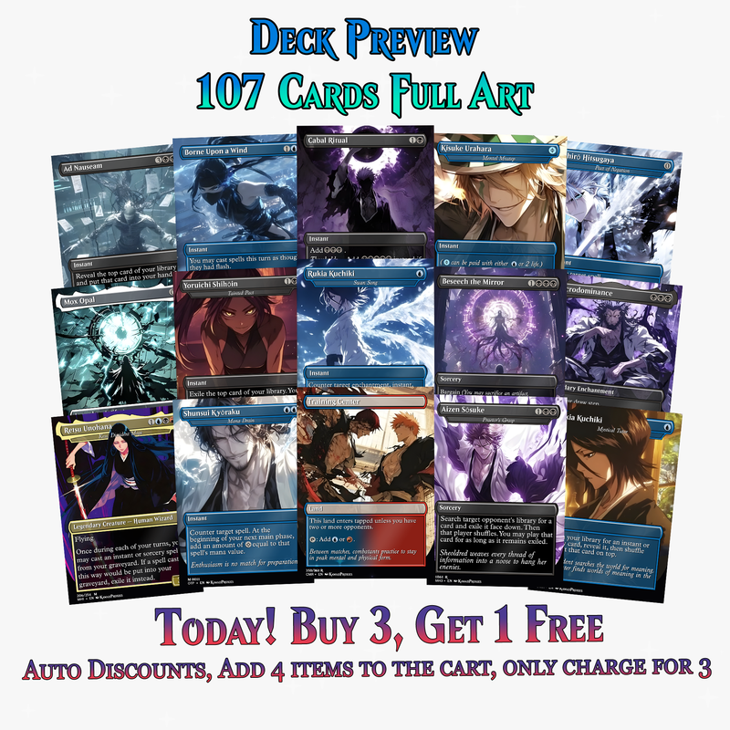 Bleach Anime Commander Deck | 107+ Cards | ProTCG