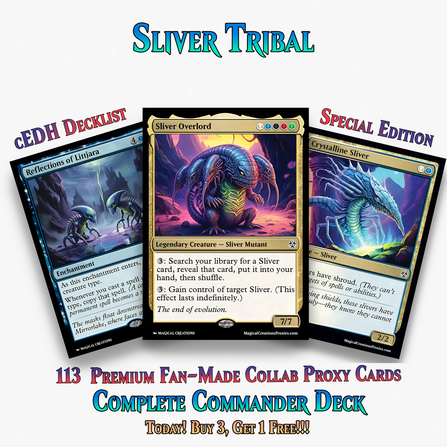 Sliver Tribal Commander Deck – 113+ Cards | MTGCard