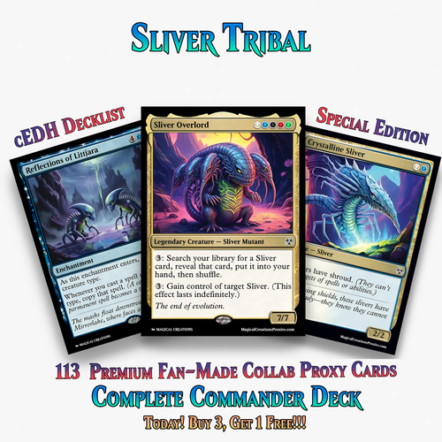 Sliver Tribal Commander Deck – 113+ Cards | MTGCard