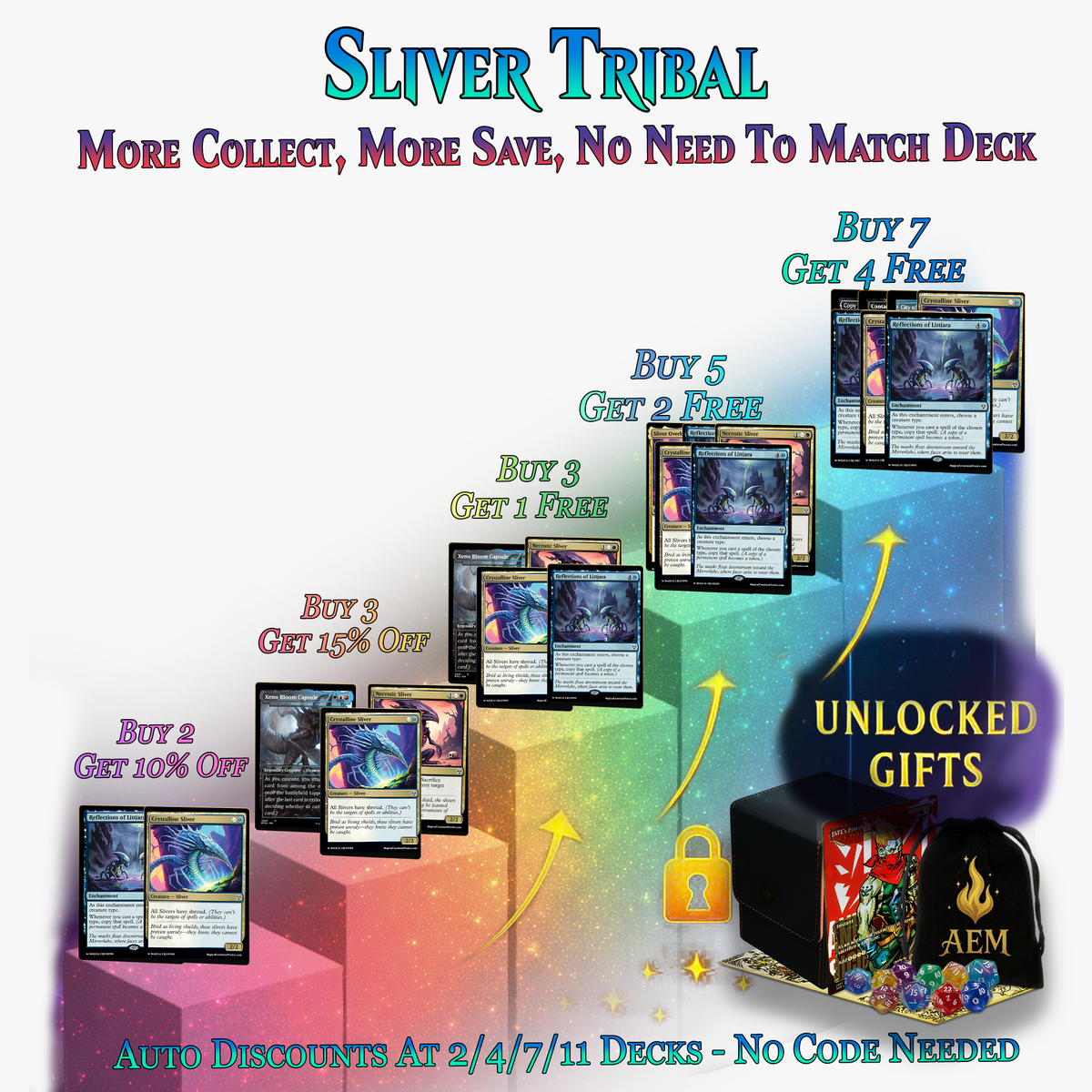 Sliver Tribal Commander Deck – 113+ Cards | MTGCard