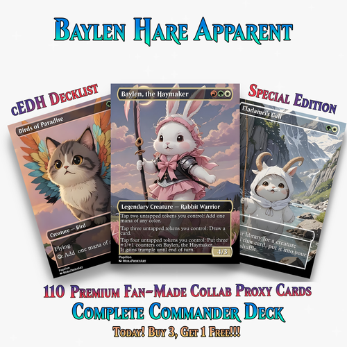 Baylen, Hare Apparent Commander Deck | 110+ Cards | MTGCard