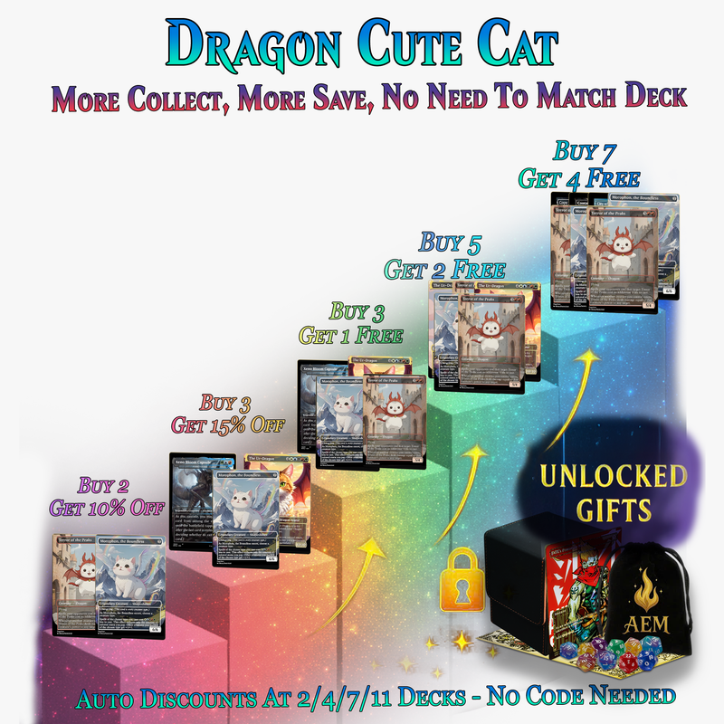 Ur-Dragon Cute Cat Commander Deck - 110+ Cards - MTGCard