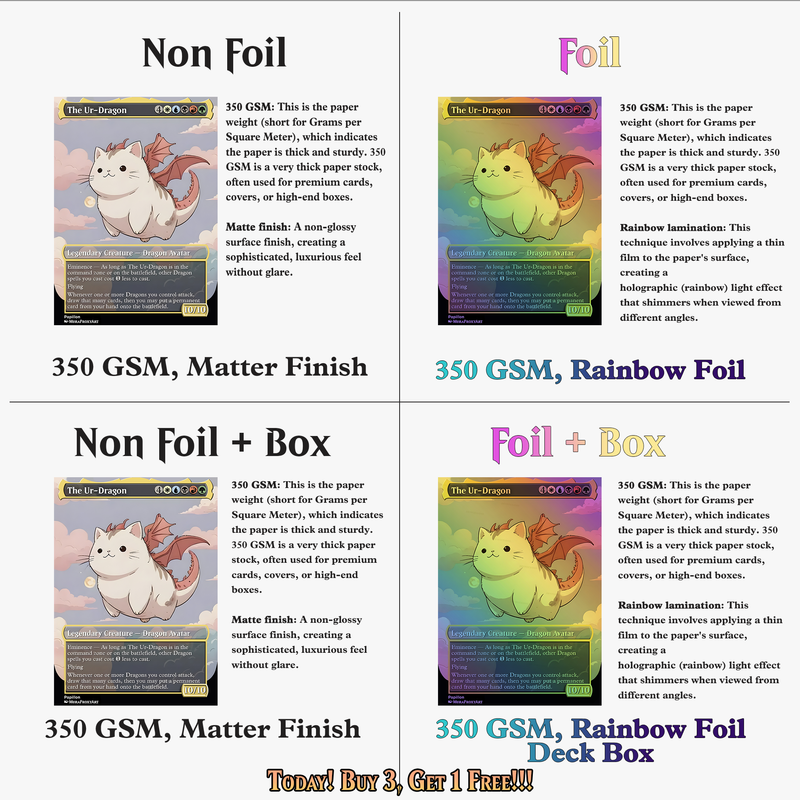 Ur-Dragon Cute Cat Commander Deck - 110+ Cards - MTGCard