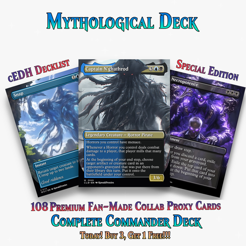 Mythological Creatures Commander Deck – 108+ Cards | MTGCard