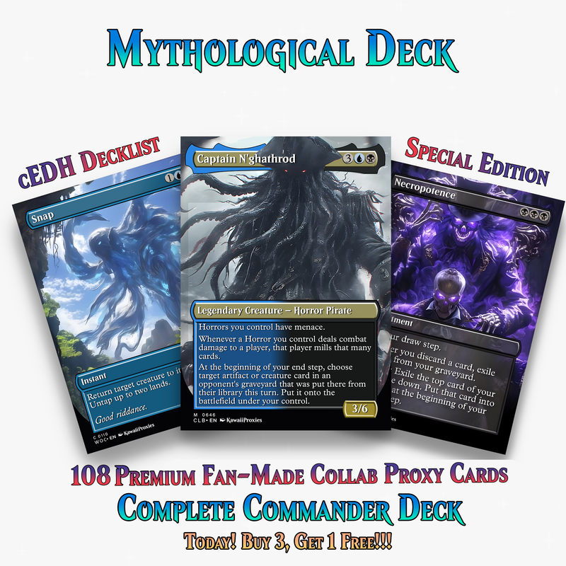 Mythological Creatures Commander Deck – 108+ Cards | MTGCard