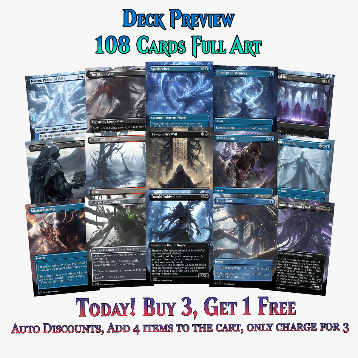 Mythological Creatures Commander Deck – 108+ Cards | ProTCG