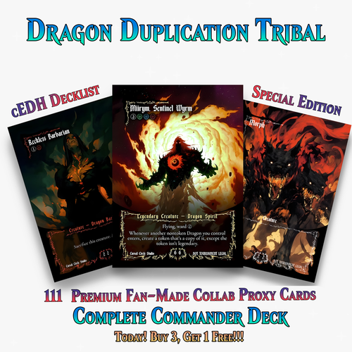 Dragon Duplication Tribal Commander Deck – 108+ Cards | ProTCG