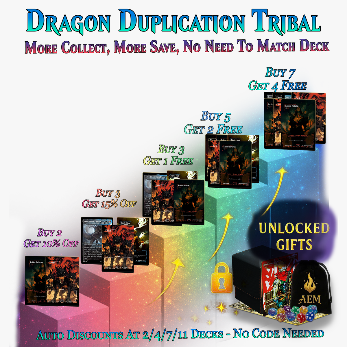 Dragon Duplication Tribal Commander Deck – 108+ Cards | ProTCG