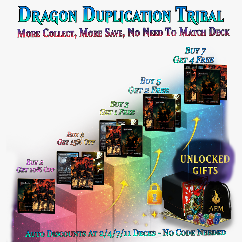 Dragon Duplication Tribal Commander Deck – 108+ Cards | ProTCG
