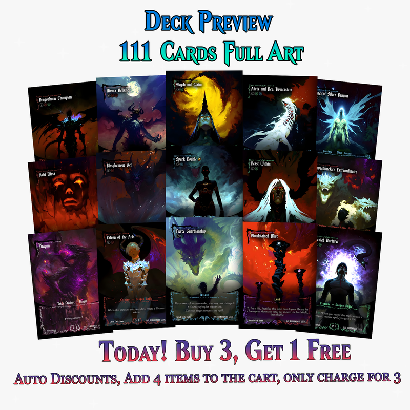 Dragon Duplication Tribal Commander Deck – 108+ Cards | ProTCG