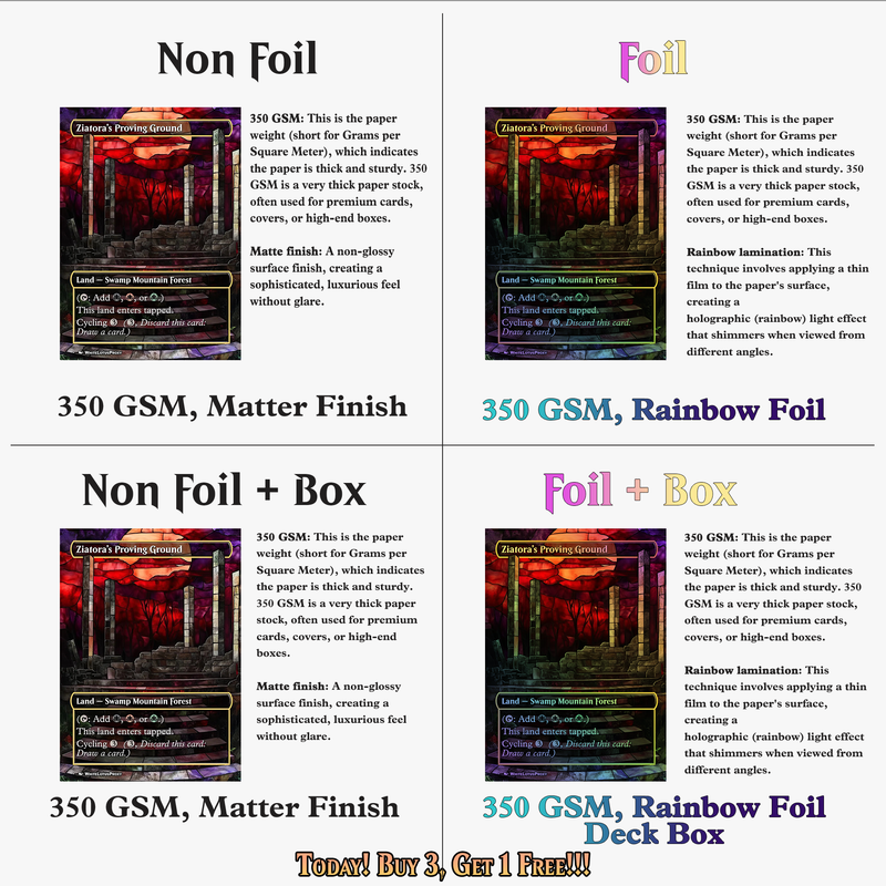 Stained Glass Mega EDH Land Pack | 55+ Cards | MTGCard