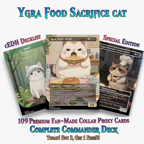 Ygra Food Cat Commander Deck – 109+ Cards | MTGCard