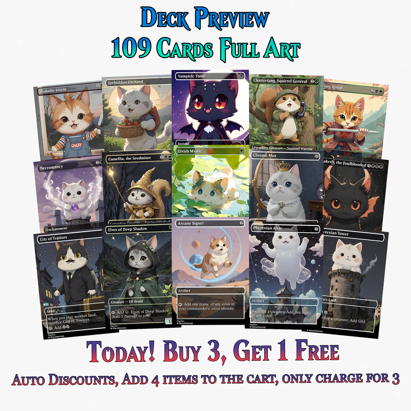 Ygra Food Cat Commander Deck – 109+ Cards | MTGCard