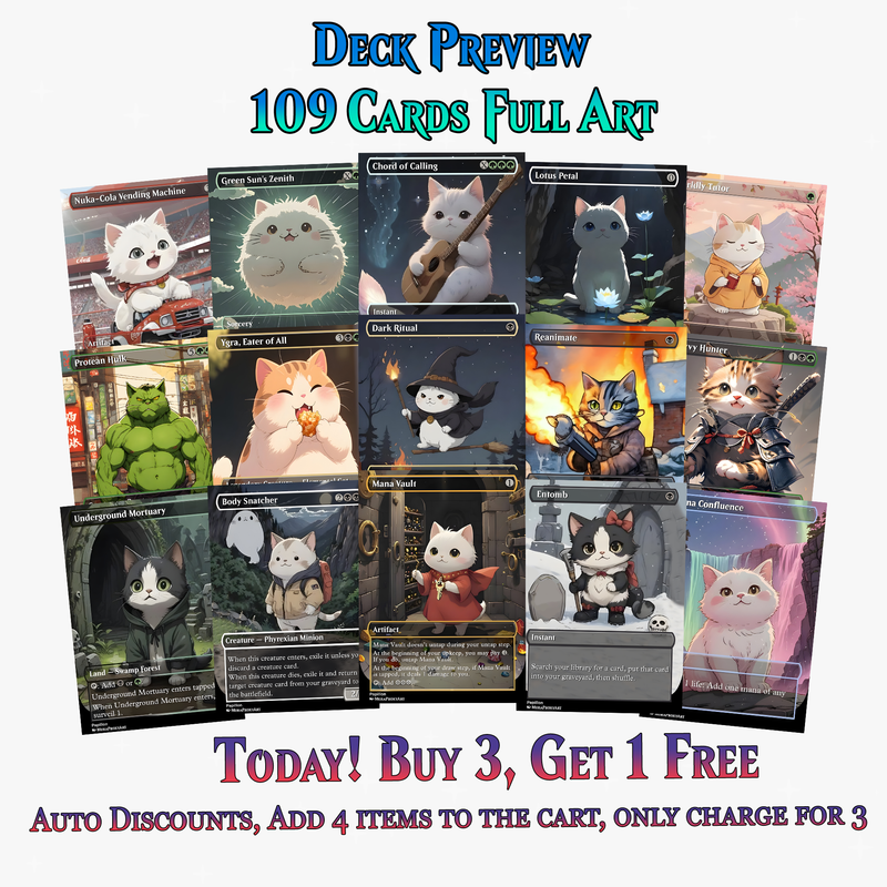 Ygra Food Cat Commander Deck – 109+ Cards | MTGCard