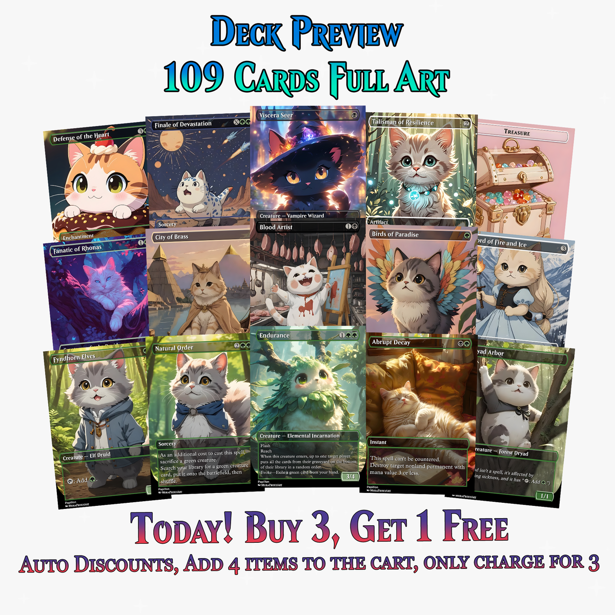 Ygra Food Cat Commander Deck – 109+ Cards | MTGCard