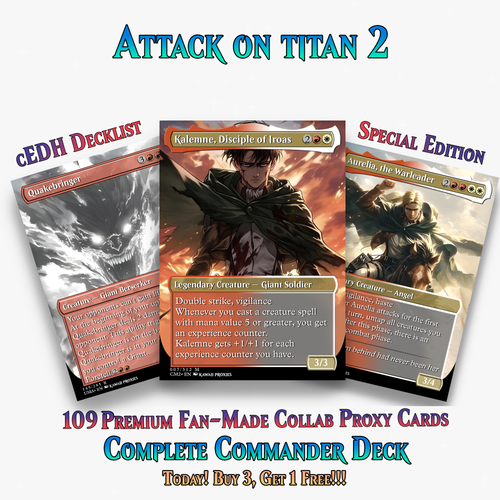 Walls Will Fall – An Attack on Titan EDH Commander Deck | ProTCG