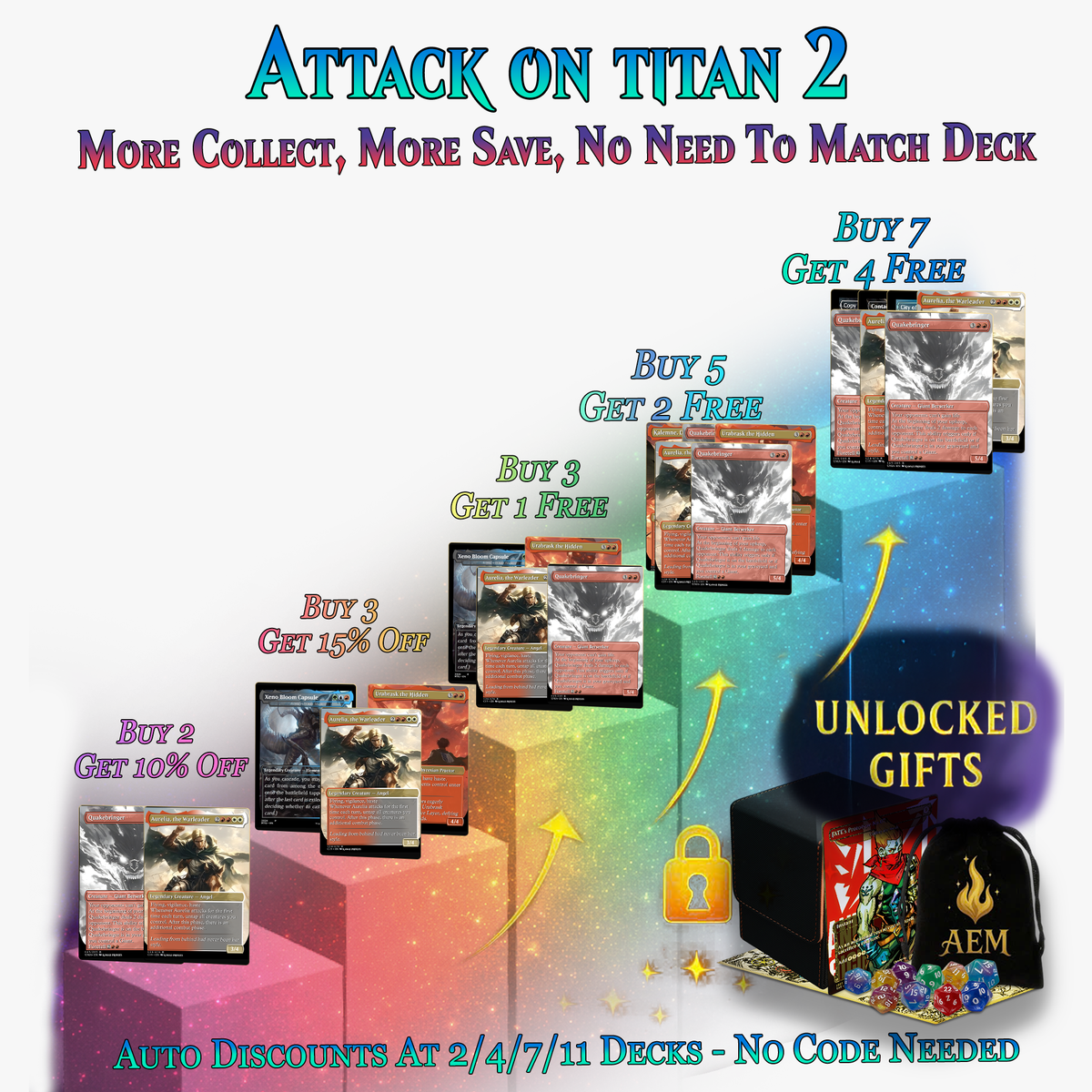 Walls Will Fall – An Attack on Titan EDH Commander Deck | ProTCG