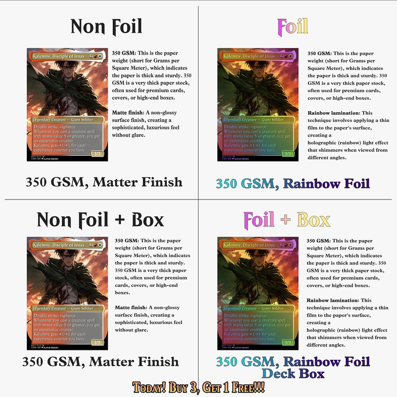 Walls Will Fall – An Attack on Titan EDH Commander Deck | ProTCG