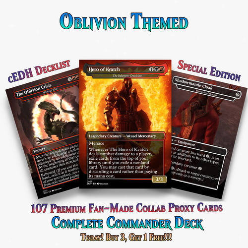 Oblivion Themed Commander Deck – 107+ Cards | MTGCard