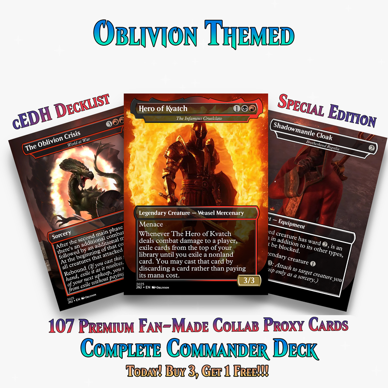 Oblivion Themed Commander Deck – 107+ Cards | MTGCard