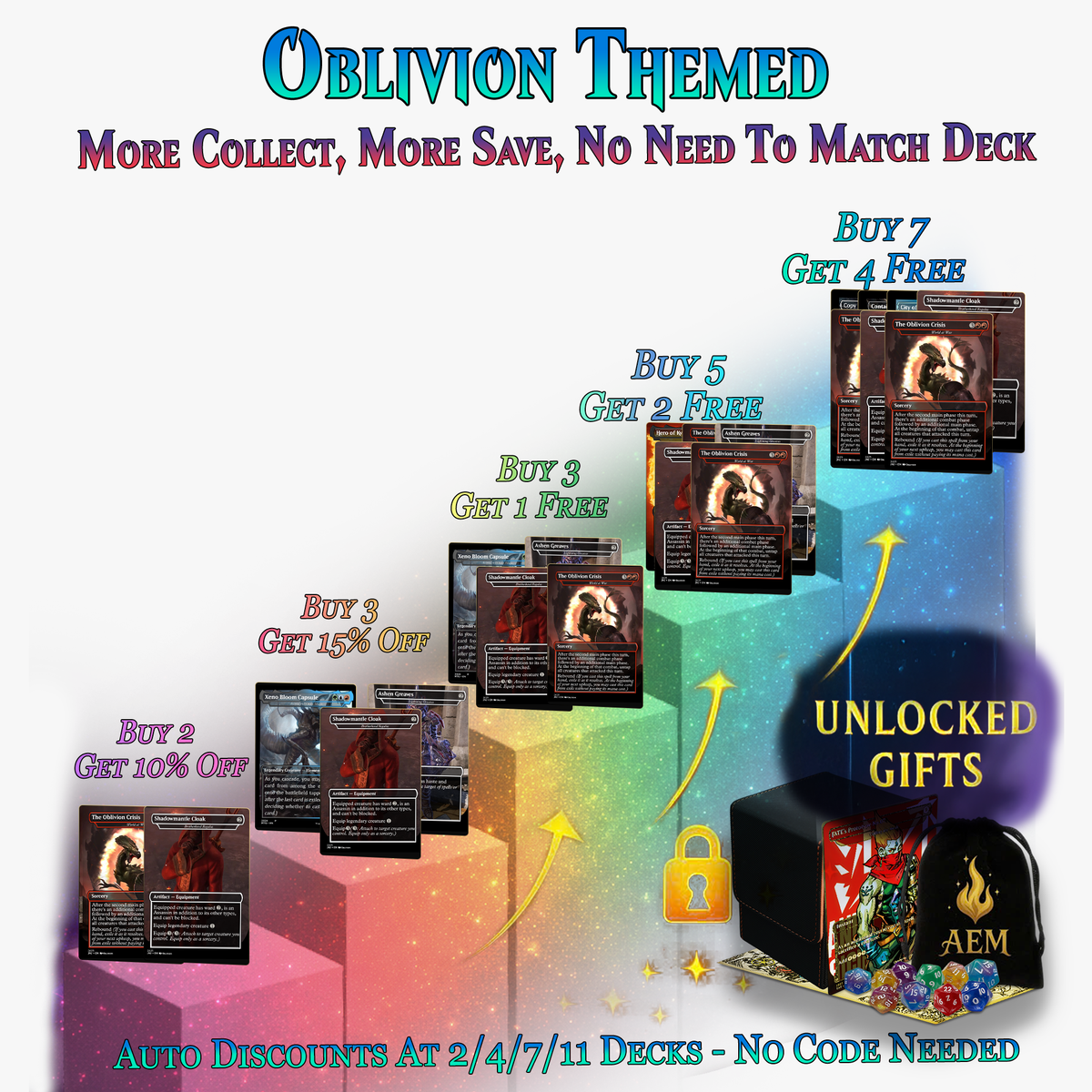 Oblivion Themed Commander Deck – 107+ Cards | MTGCard
