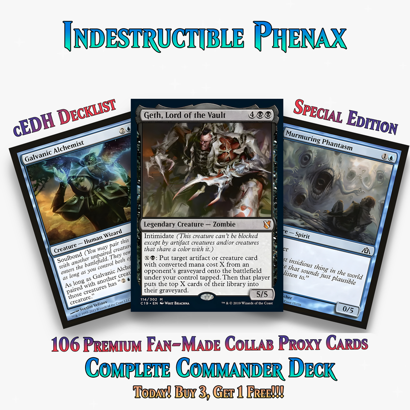 Indestructible Phenax Commander Deck – 106+ Cards - ProTCG | ProTCG