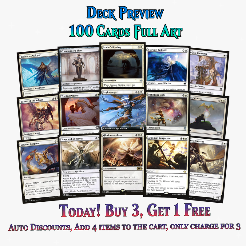 Indestructible Angels Commander Deck – 100+ Cards - ProTCG | ProTCG