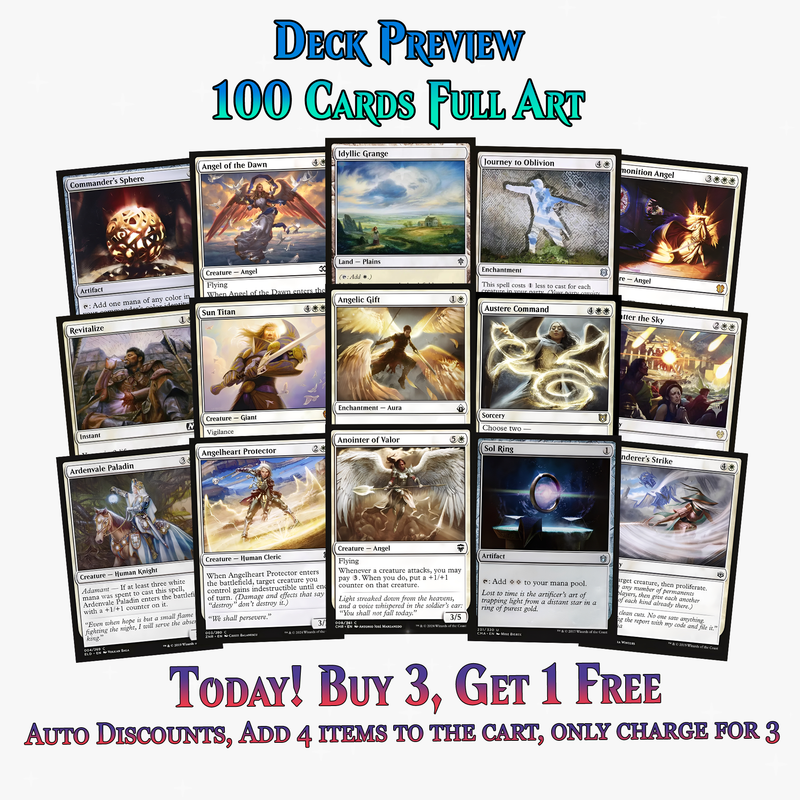 Indestructible Angels Commander Deck – 100+ Cards - ProTCG | ProTCG