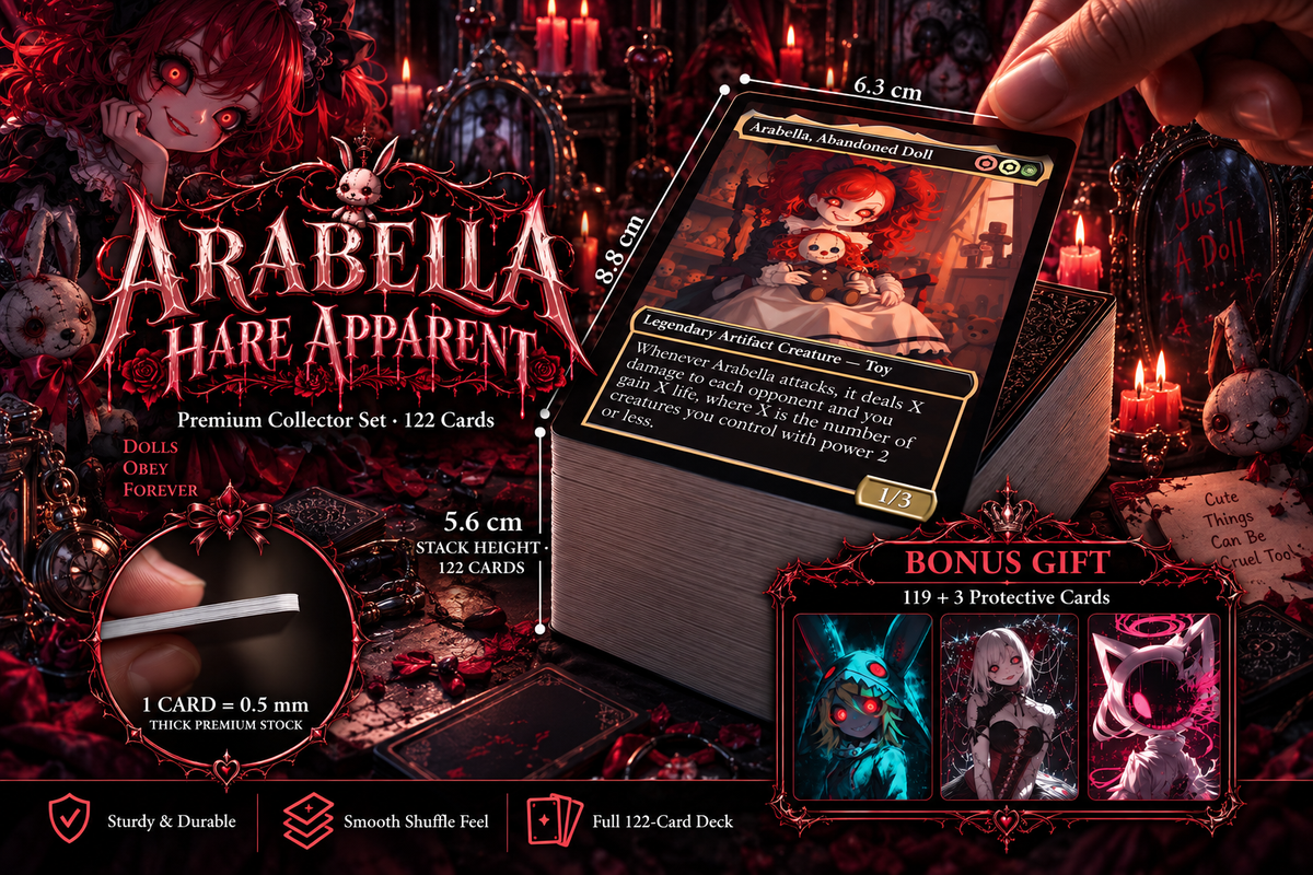 Arabella Hare Apparent Commander Deck | 100-Card MTG Proxy EDH Set | Creepy Chibi Rabbit | MTGCard [mockai LK-204 sha:a393b05b]