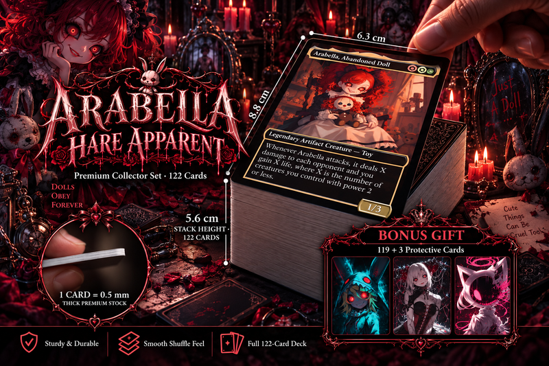 Arabella Hare Apparent Commander Deck | 100-Card MTG Proxy EDH Set | Creepy Chibi Rabbit | MTGCard [mockai LK-204 sha:a393b05b]