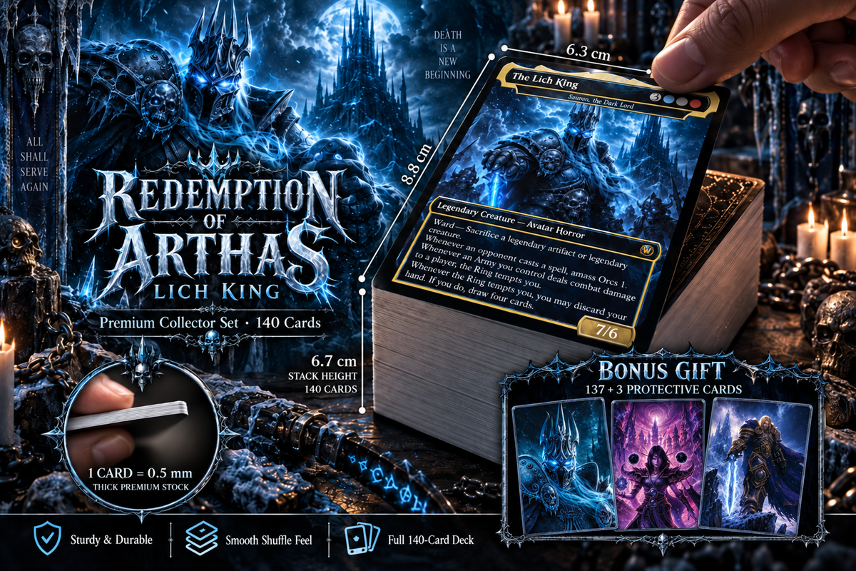 Redemption of Arthas Lich King Commander Deck | 106-Card | MTGCard [mockai LK-220 sha:34757471]