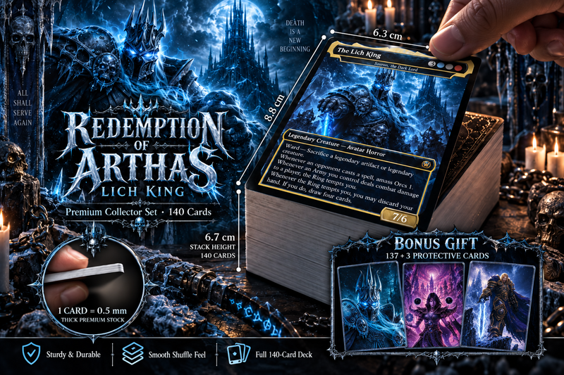 Redemption of Arthas Lich King Commander Deck | 106-Card | MTGCard [mockai LK-220 sha:34757471]