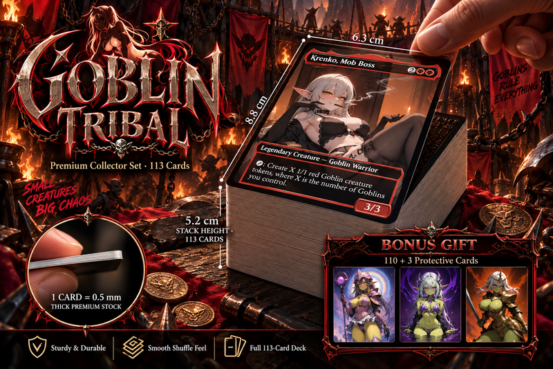 Goblin Tribal Commander Deck - 112+ Cards | MTGCard [mockai LK-23 sha:064bfd80]