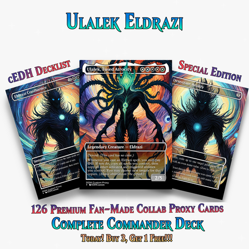 Eldrazi Proxy Deck – Ulalek Abstract MTG Commander | 126+ Cards | MTGCard