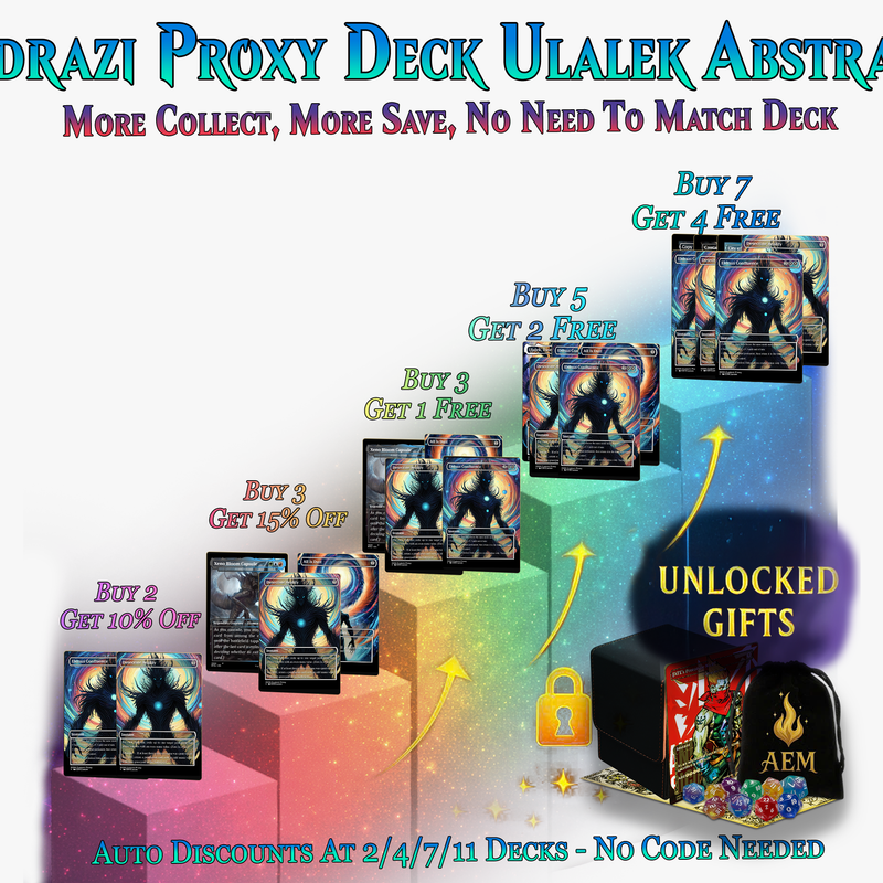 Eldrazi Proxy Deck – Ulalek Abstract MTG Commander | 126+ Cards | MTGCard