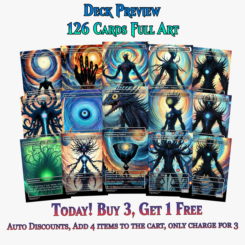 Eldrazi Proxy Deck – Ulalek Abstract MTG Commander | 126+ Cards | MTGCard