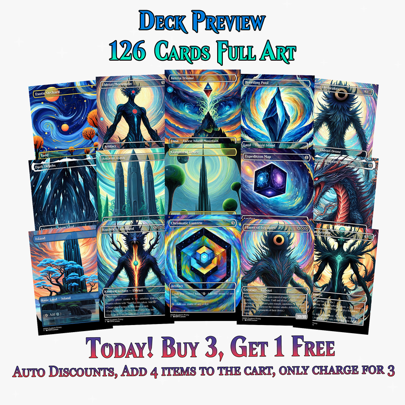 Eldrazi Proxy Deck – Ulalek Abstract MTG Commander | 126+ Cards | MTGCard