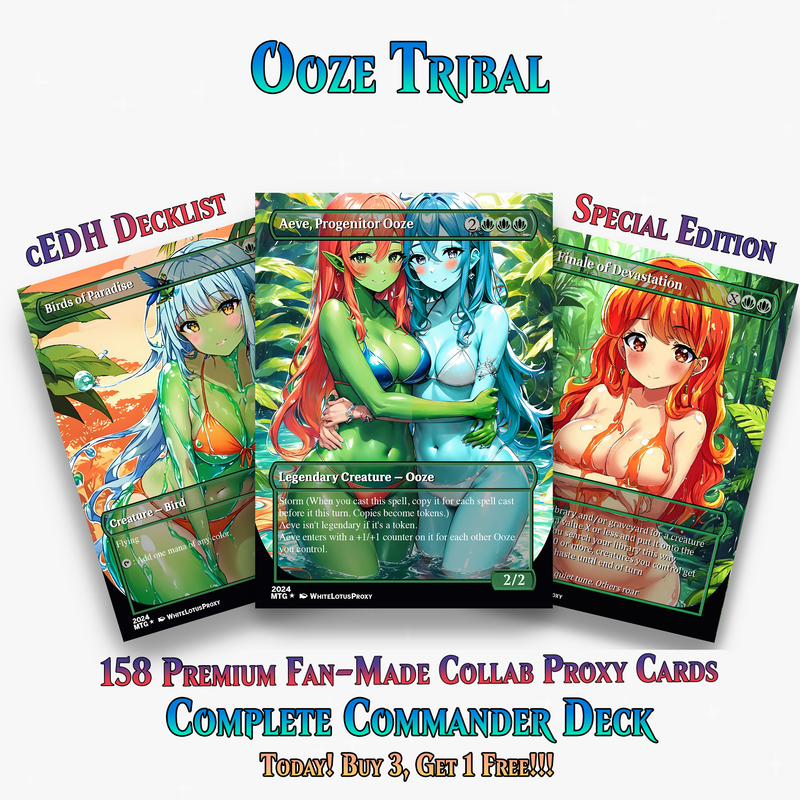 Ooze Tribal Slime Storm Commander Deck | 154+ Cards | MTGCard