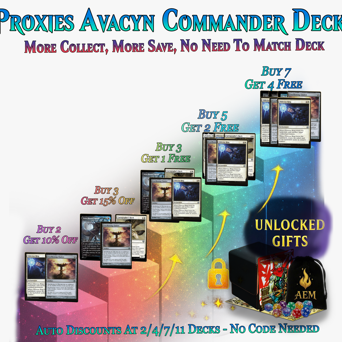Avacyn Themed Commander Deck | 104+ Cards | MTGCard