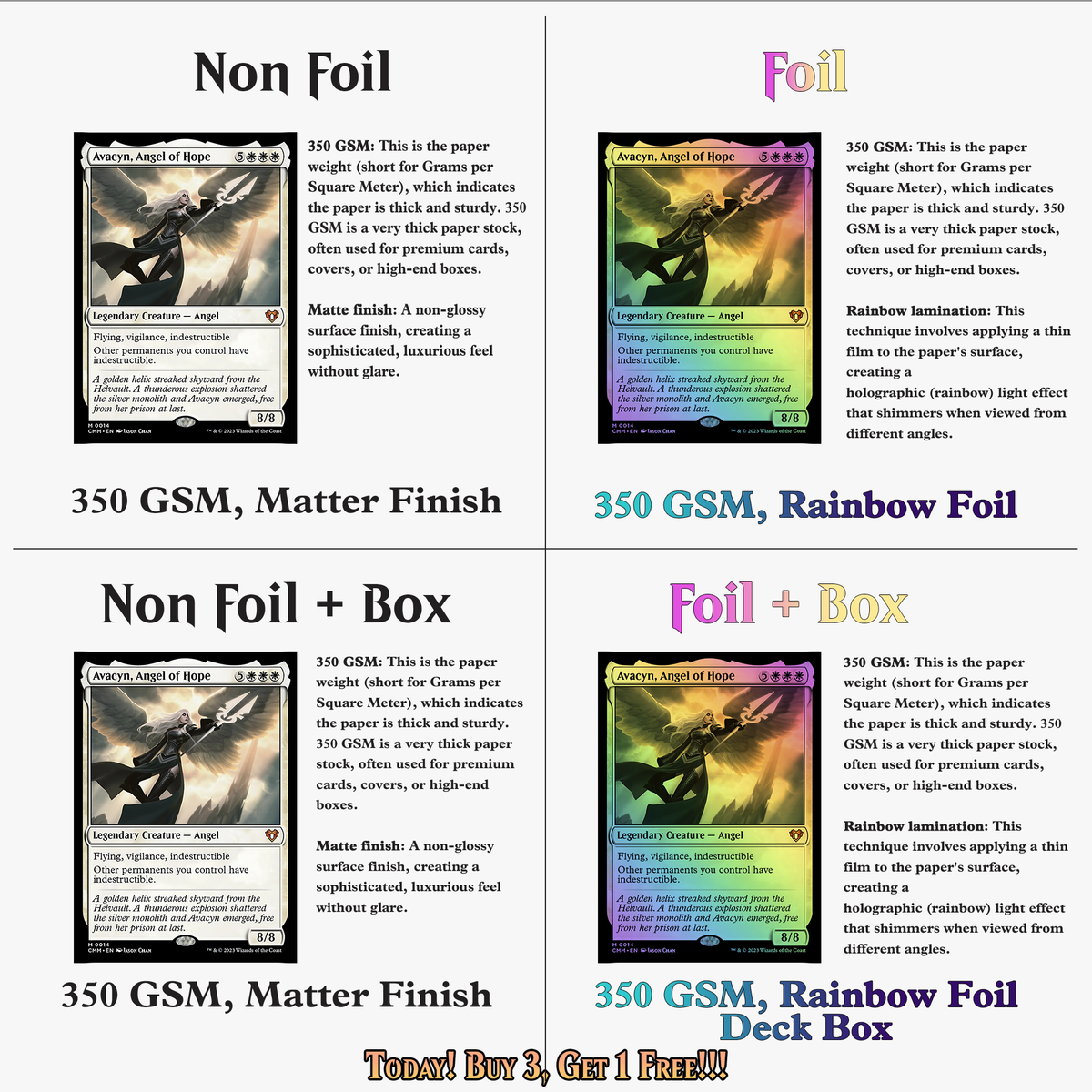 Avacyn Themed Commander Deck | 104+ Cards | MTGCard